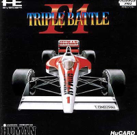 F1 Triple Battle JP PC Engine JP box art
